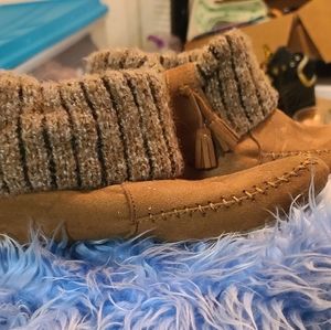 Brown women's Airway booties